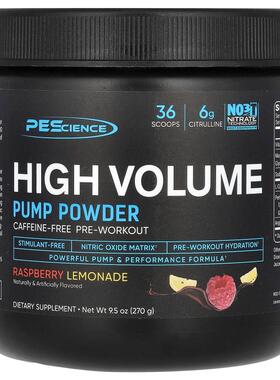 PEScience,High Volume，特高一氧化氮基质，无咖啡萃取，树莓柠