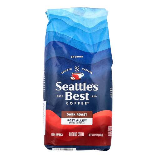 Seattle's Best Coffee,Post Alley®，咖啡，研磨，深度烘焙，12