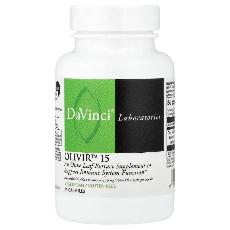 DaVinci Laboratories,Olivir 15，45 粒胶囊