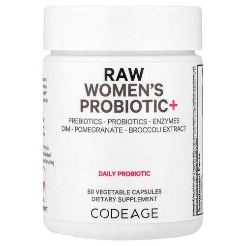 Codeage,未加工女性益生菌+，60 粒素食胶囊