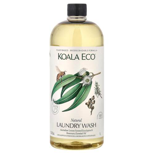 Koala Eco,天然洗衣液，澳大利亚柠檬香桉树迷迭香精油，33.8 液1