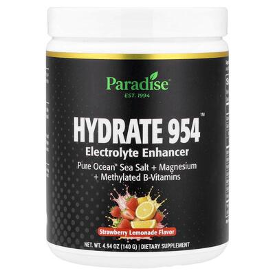 Paradise Herbs,Hydrate 954™, Electrolyte Enhancer, Strawberr