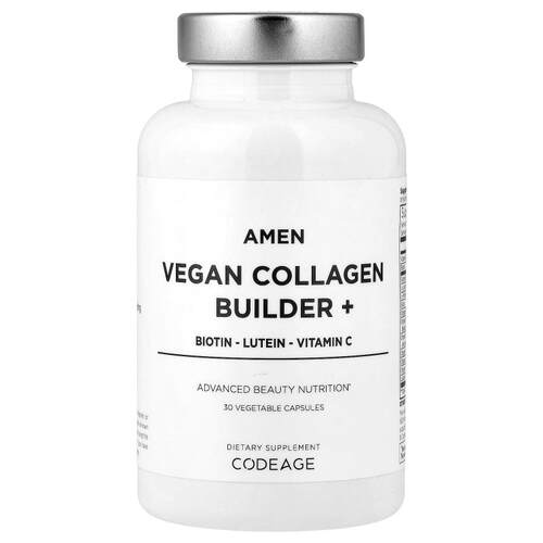 Codeage,Amen，素食胶原蛋白构建剂+，30 粒素食胶囊