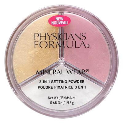 Physicians Formula,Mineral Wear3合1定妆粉