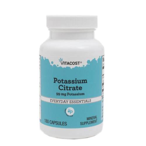 Vitacost,Potassium Citrate, 99 mg Potassium, 180 Capsules