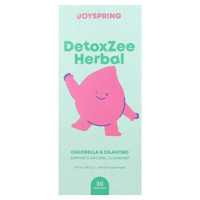 JoySpring,DetoxZee Herbal，1 液量盎司（30 毫升）
