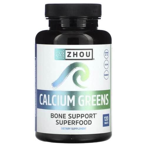 Zhou Nutrition,Calcium Greens，120 片