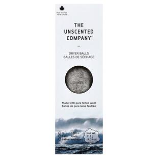 The Unscented Company,烘干球，3 个，115 克（4.05 盎司）