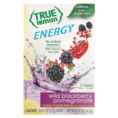 True Citrus,True Lemon®，能量，野生黑莓石榴