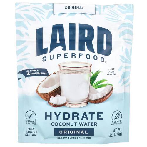Laird Superfood,补水，椰子汁，原味