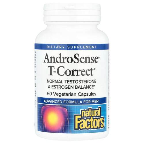 Natural Factors,AndroSense® T-Correct，60 粒素食胶囊