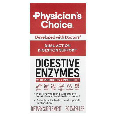 Physician's Choice,Digestive Enzymes With Prebiotic + Probio