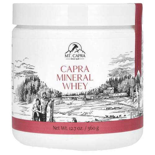 Mt. Capra,山羊矿物质乳清粉，12.7 盎司（360 克）