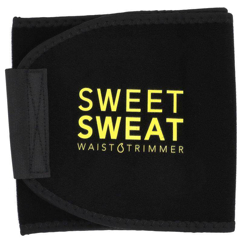 Sports Research,Sweet Sweat®,束腰带,大号,黑/黄,1 条
