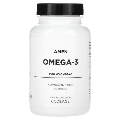 Codeage,Amen，Omega-3，90 粒软胶囊（每粒软胶囊 750 毫克）