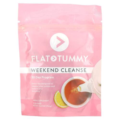 Flat Tummy,Weekend Cleanse，8 茶包，0.41 盎司（11.6 克）