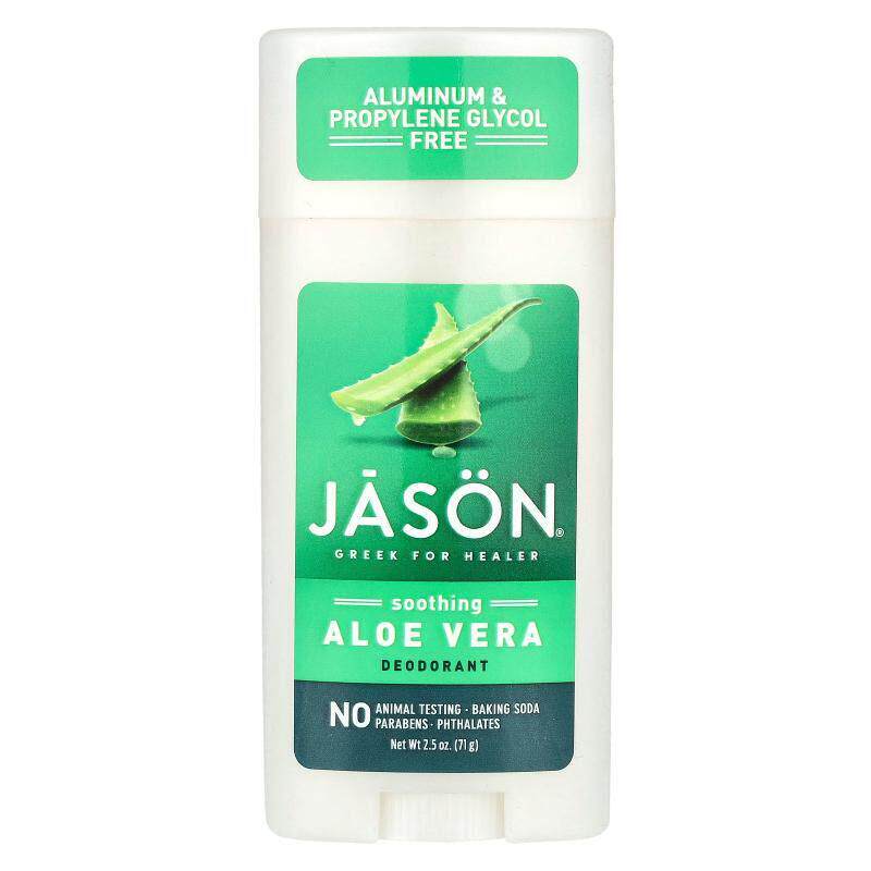 Jason Natural,全芦荟舒缓功能止汗膏,2.5盎司(71克)