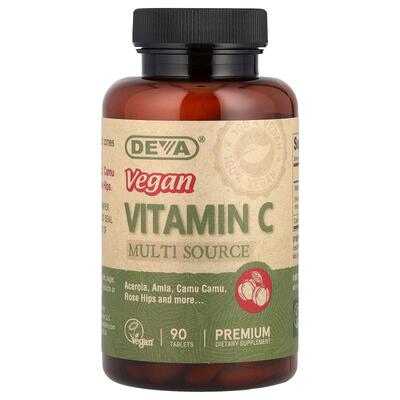 Deva,全素维生素 C，多源，90 片