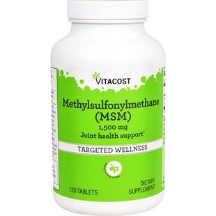 Vitacost,Methylsulfonylmethane (MSM), 1500 mg, 120 Tablets