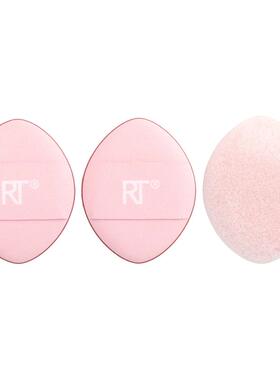 Real Techniques,Mini Miracle Powder Puff Trio, 3 Pack