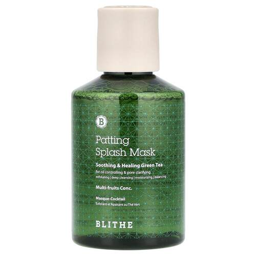 Blithe,Patting Splash 美容面膜，舒缓和缓解绿茶