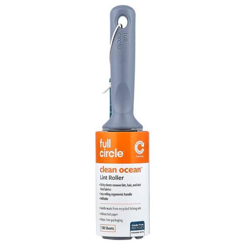 Full Circle,Clean Ocean™ Lint Roller, 100 Sheets