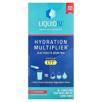 Liquid I.V.,Hydration Multiplier®，电解质混合饮品，草莓味
