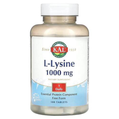 KAL,L-赖氨酸，1000 毫克, 100 片