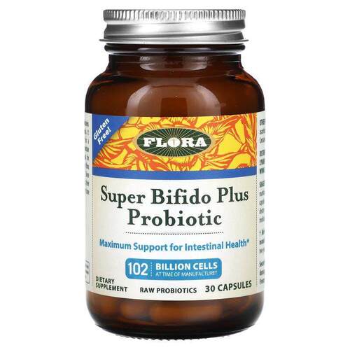 Flora,超级 Bifido Plus 益生菌，1020 亿活菌，30 粒胶囊