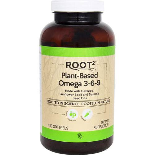 Vitacost,Plant-Based Omega 3-6-9, 180 Vegetarian Softgels