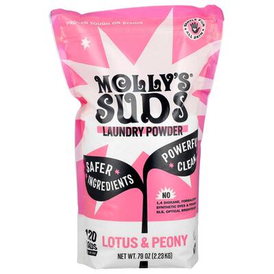 Molly's Suds,原装洗衣粉，荷花牡丹香，79 盎司（2.23 千克）