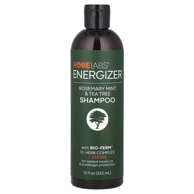 Hobe Labs,Energizer™，洗发水，迷迭香薄荷和茶树