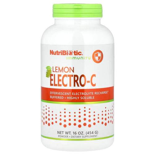 NutriBiotic,机体抵抗，Electro-C 柠檬粉，16 盎司（454 克）
