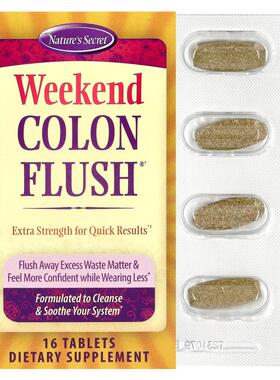 Nature's Secret,Weekend Colon Flush®，16 片