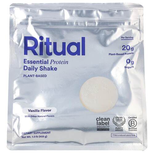 Ritual,必需蛋白质日常奶昔，香草味，1 磅（459 克）