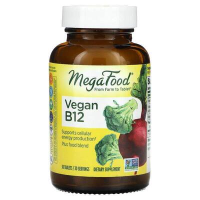 MegaFood,维生素 B12，30 片
