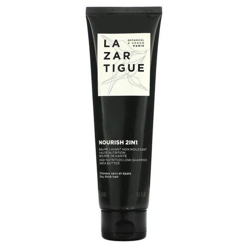 Lazartigue,Nourish 2 IN 1，高营养低洗发水，适合干燥、浓密的
