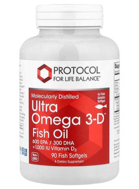 Protocol for Life Balance,Ultra Omega 3-D™