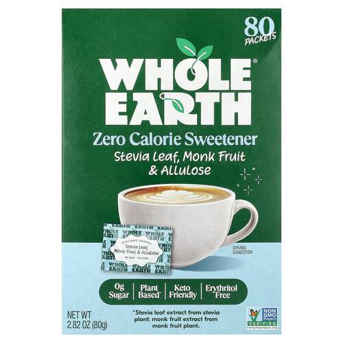 Whole Earth,甜叶菊叶、罗汉果和阿洛酮糖