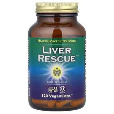 HealthForce Superfoods,Liver Rescue™，第6版，120粒素食胶囊