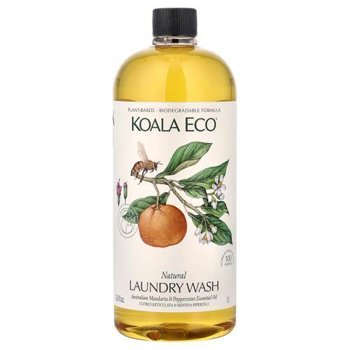 Koala Eco,天然洗衣液，澳大利亚柑橘薄荷精油，33.8 液量盎司（1