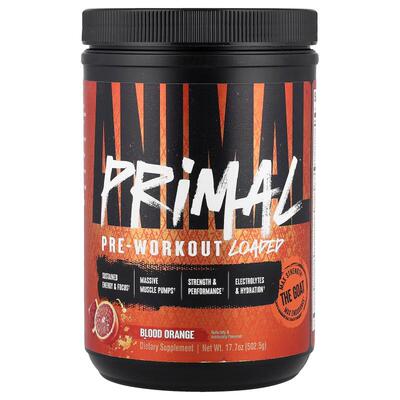 Animal,Primal™ 锻炼前强化配方，血橙味，17.7 盎司（502.5 克）