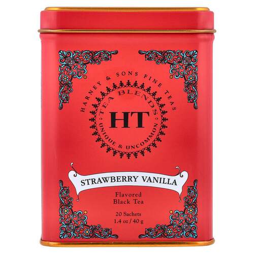 Harney & Sons,红茶，草莓香草，20 包，1.4 盎司（40 克）