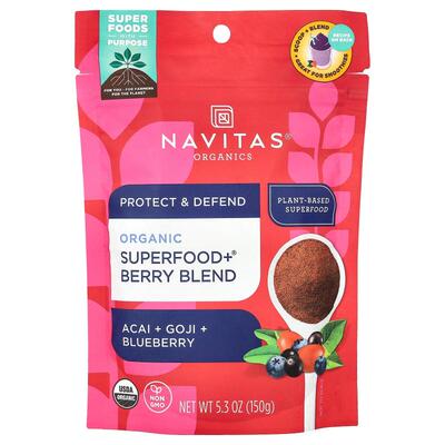 Navitas Organics,有机 Superfood+® 浆果混合物，5.3 盎司（150