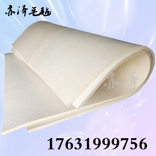 工业纯羊毛毡密封热压机耐磨防震毛毡抛光漆包线吸油羊毛毡1-50mm