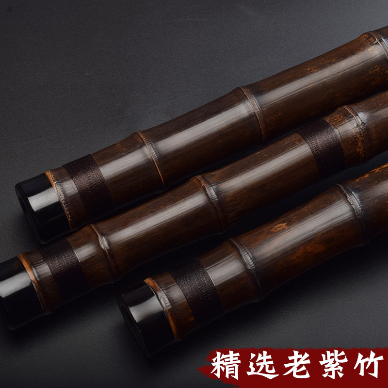 紫竹洞箫一节长箫手工雕刻龙凤萧高档专业演奏箫乐器成人自学初学