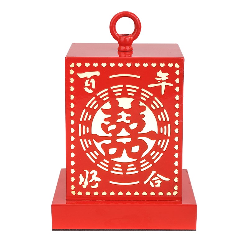 红色结婚台灯婚房卧室床头灯喜庆送新婚礼物新娘陪嫁长明灯可充电