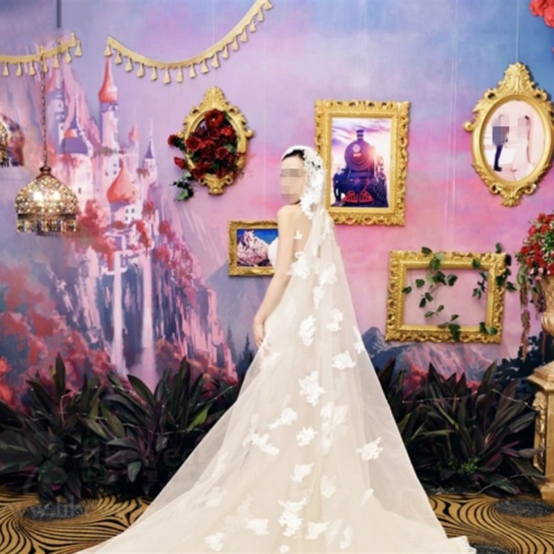 婚庆相框道具欧式复古相框婚礼影楼装饰挂墙镜大画框婚纱照片相框