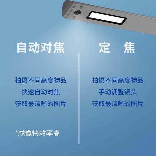 科密 GP1100AF 高拍仪 1300万像素全自动对焦A4软底