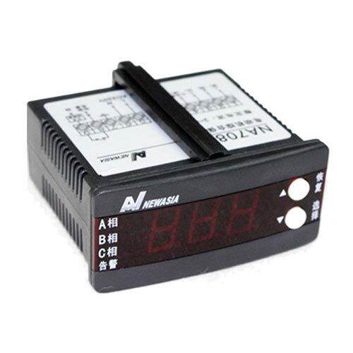 新亚洲NA708L电机保护器电流保护数字面板电子温控仪表冷库温控器